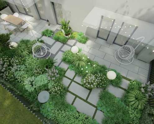 projekt ogródka lokatorskiego