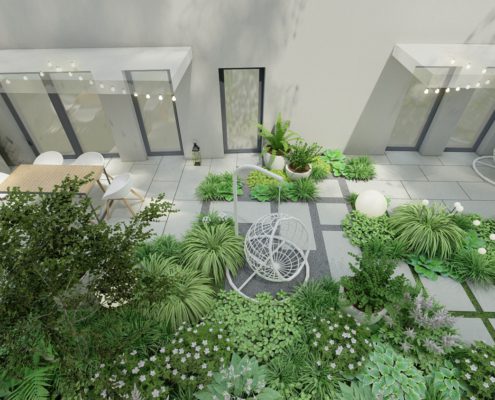 projekt ogródka lokatorskiego